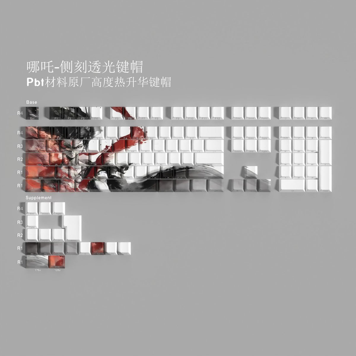 Nezha — Cherry Side-lit PBT Keycap Set