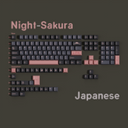 Night Sakura — Набор кейкапов PBT Cherry Non-translucent