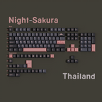Night Sakura — Набор кейкапов PBT Cherry Non-translucent