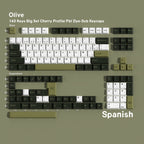 Olive — Cherry Non-translucent PBT Keycap Set