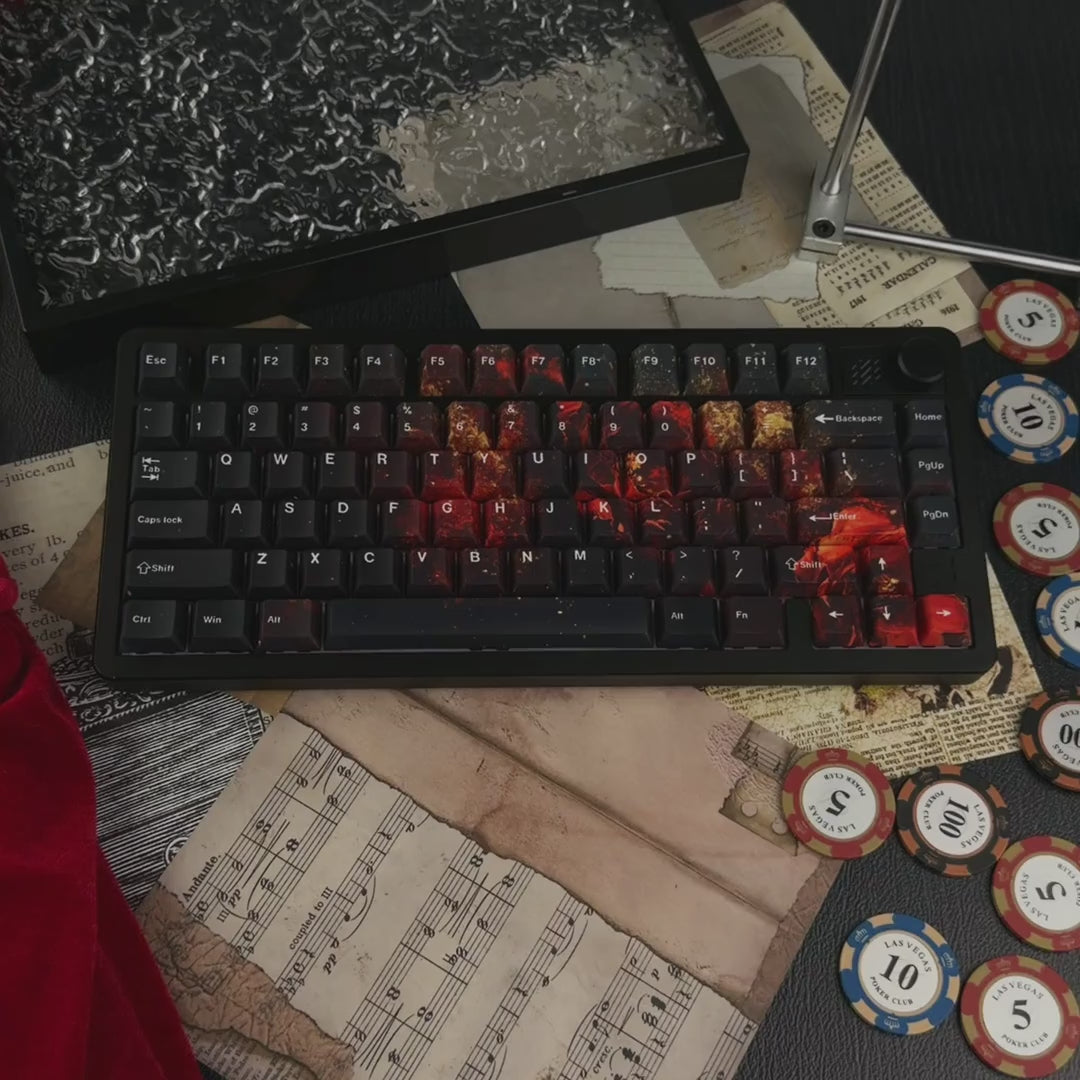 Ember Rose keycap set product video