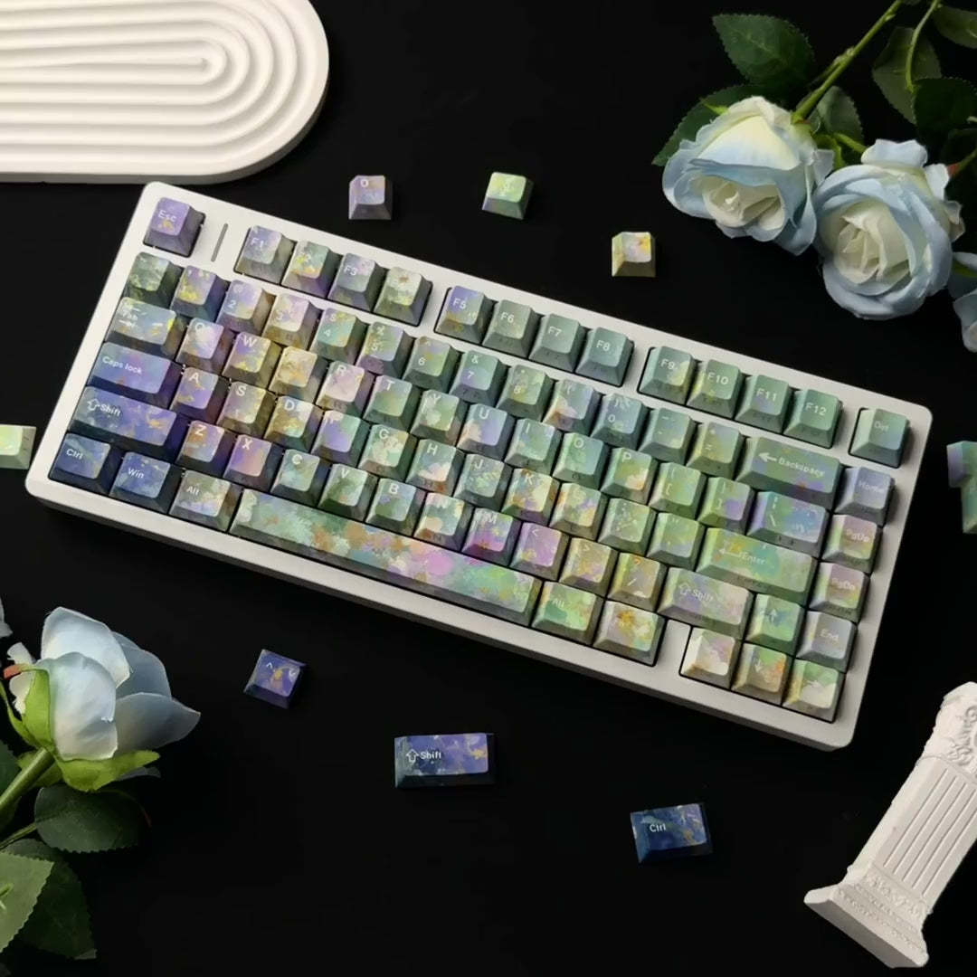 Drifting Bloom keycap set product video