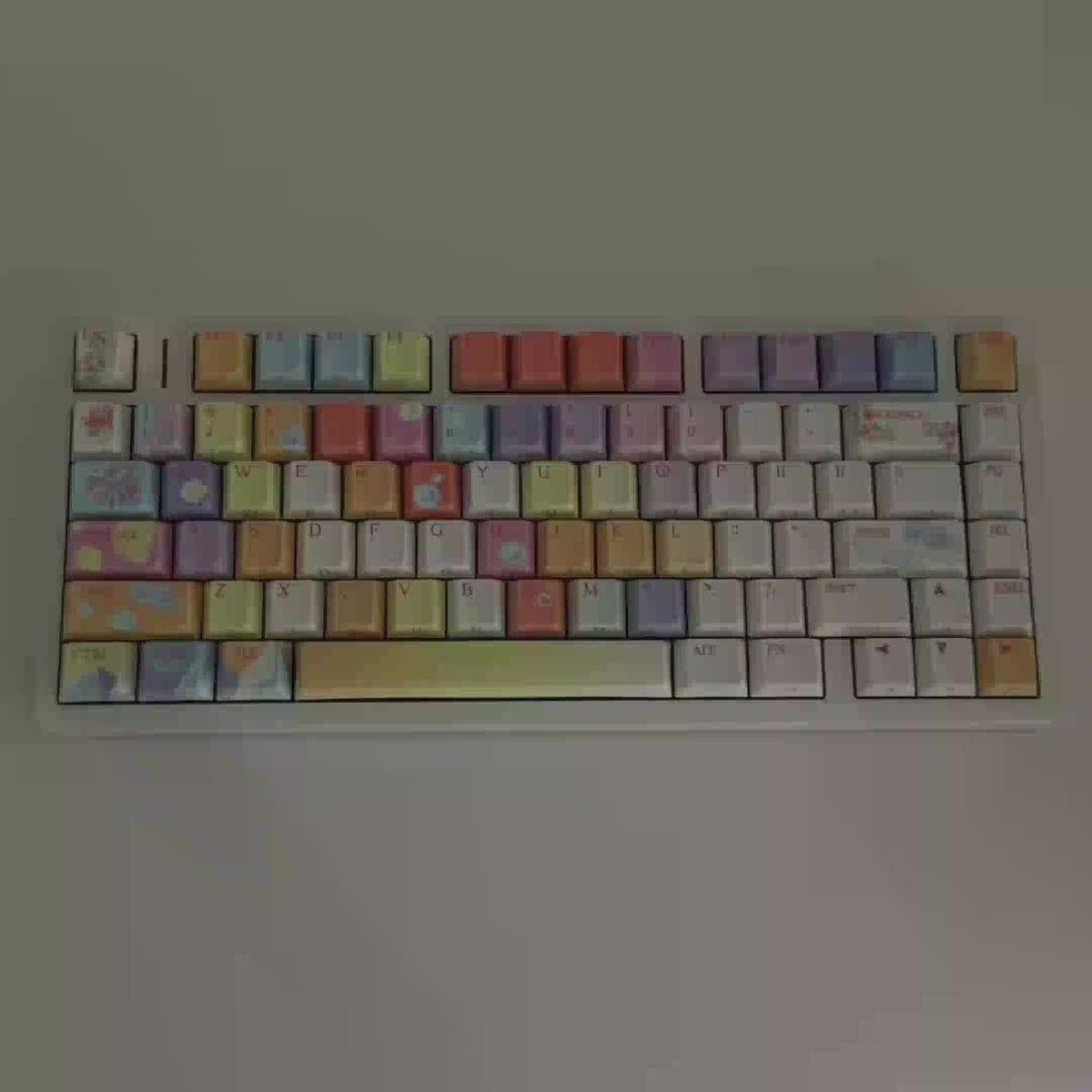 Fireworks keycap set product video