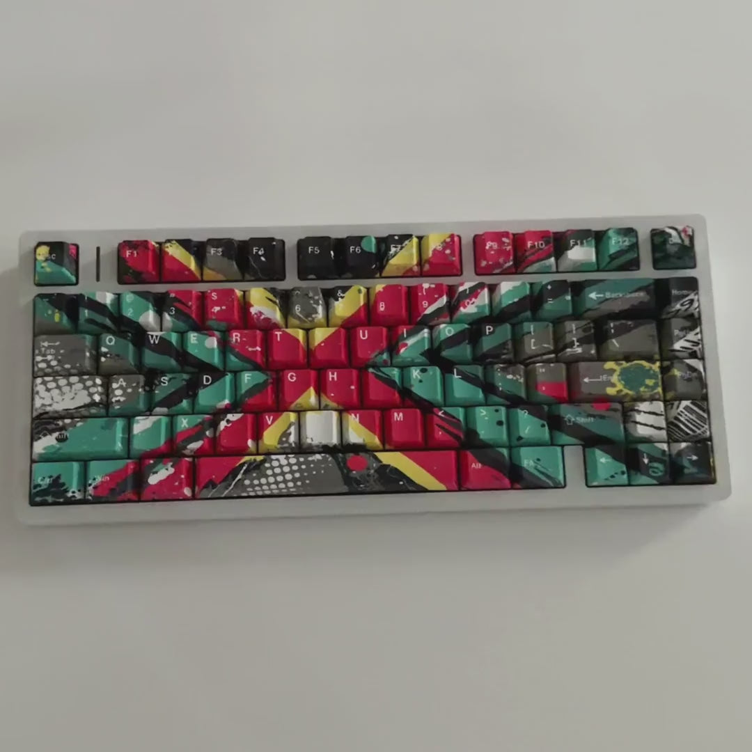 Chromatic X-01 keycap set product video