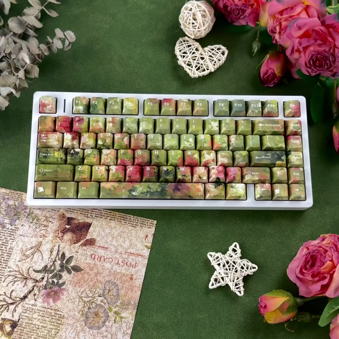 Meadow Hue keycap set product video