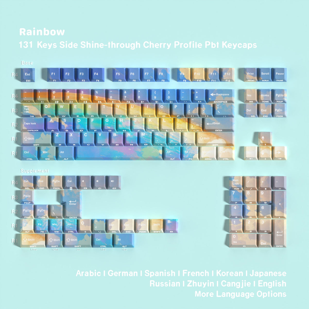 Rainbow — language options