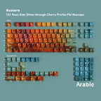 Rustera — Cherry Side-lit PBT Keycap Set — Arabic layout