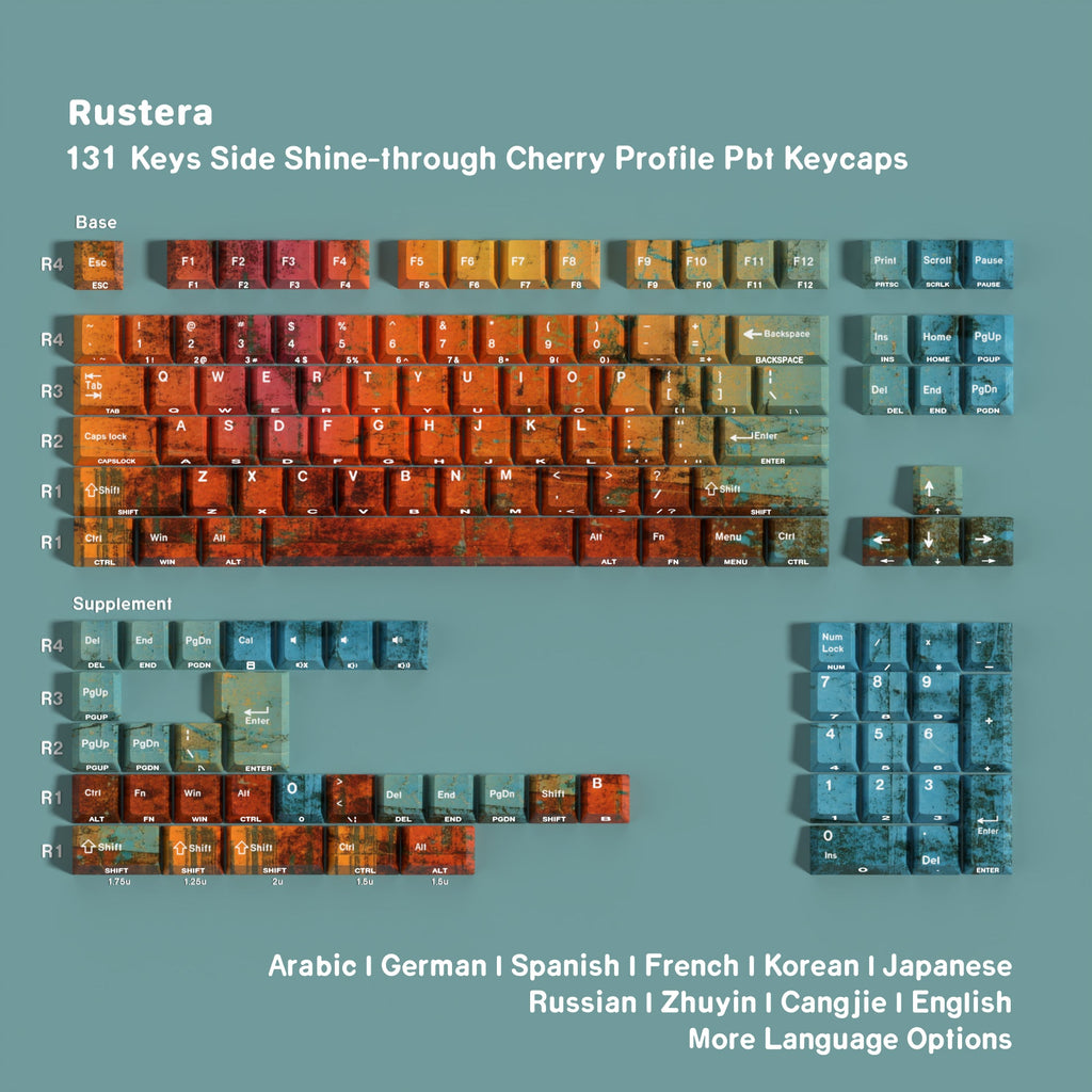 Rustera — language options