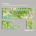SpringMoor — Cherry Side-lit PBT Keycap Set — Japanese layout