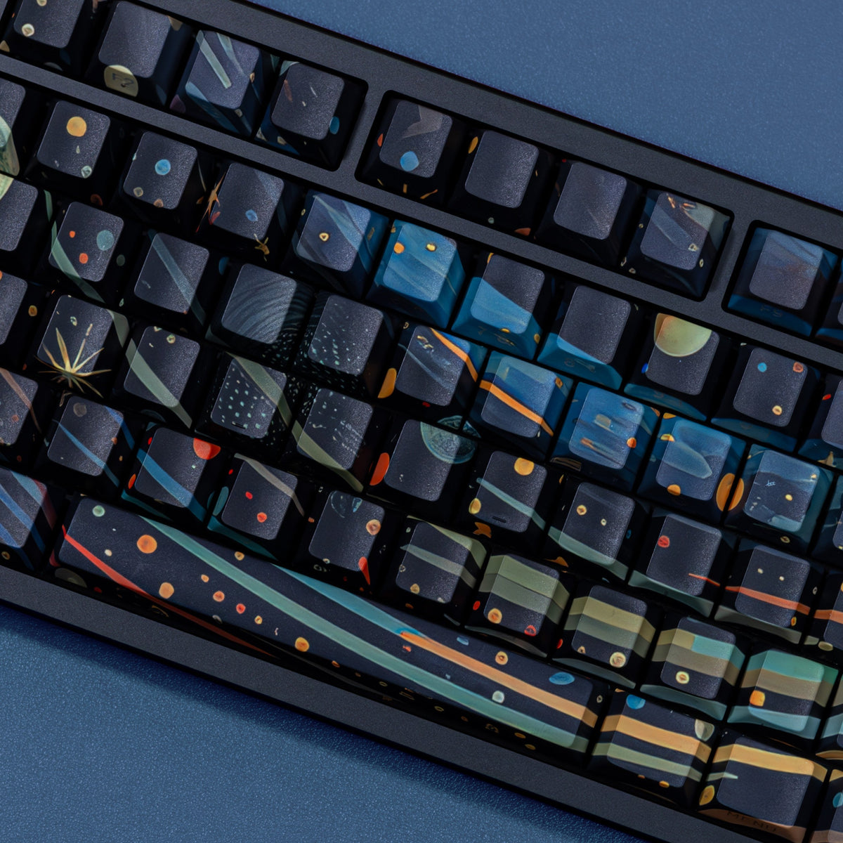 Starry Sky V1 — Cherry Side-lit PBT Keycap Set