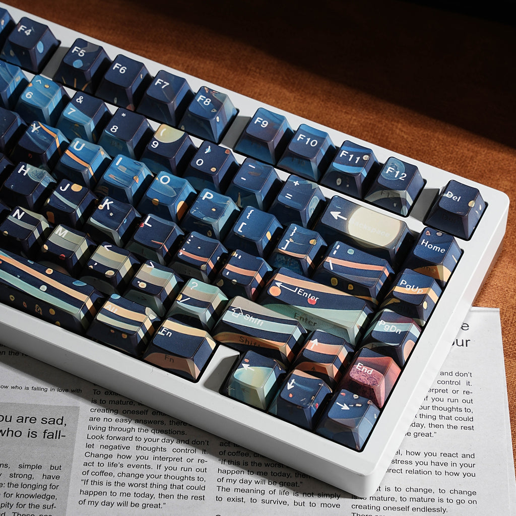 星空V2 keycap set lifestyle photo