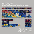 Starry Sky V4 — Набор кейкапов PBT Cherry Side-lit