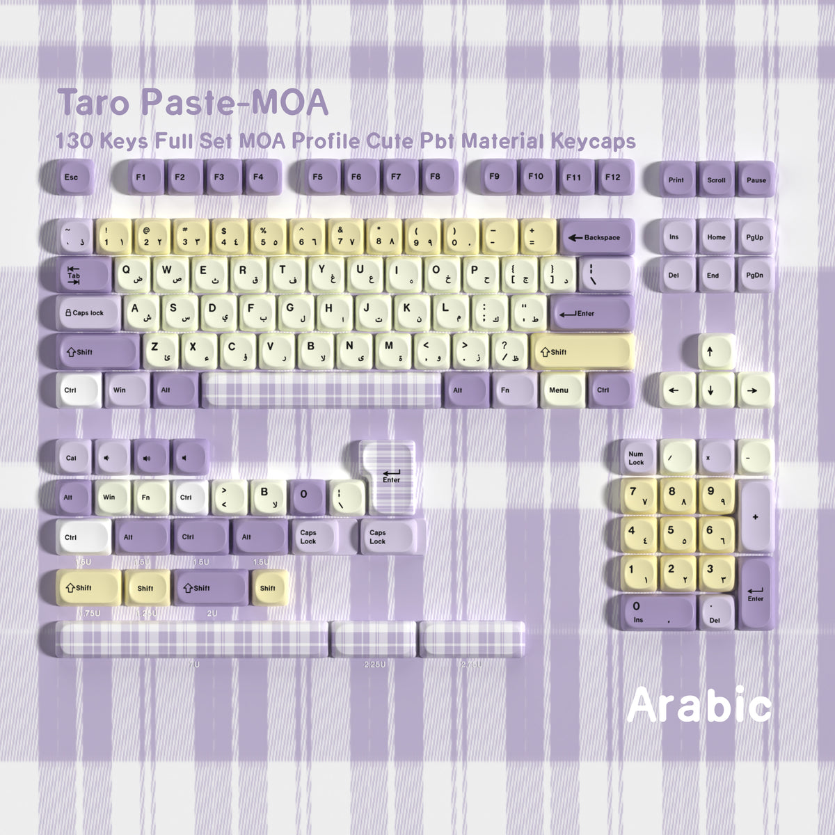 Taro Cube MOA — MOA PBT Keycap Set