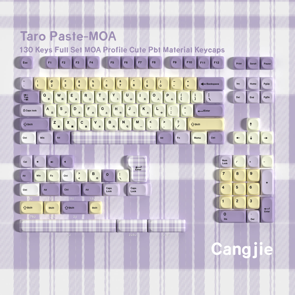Taro Cube MOA — MOA PBT Keycap Set