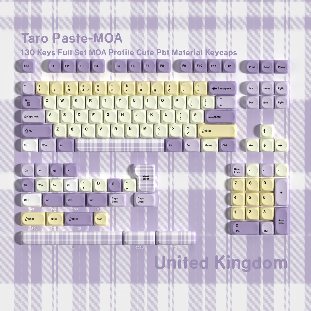 Taro Cube MOA — MOA PBT Keycap Set