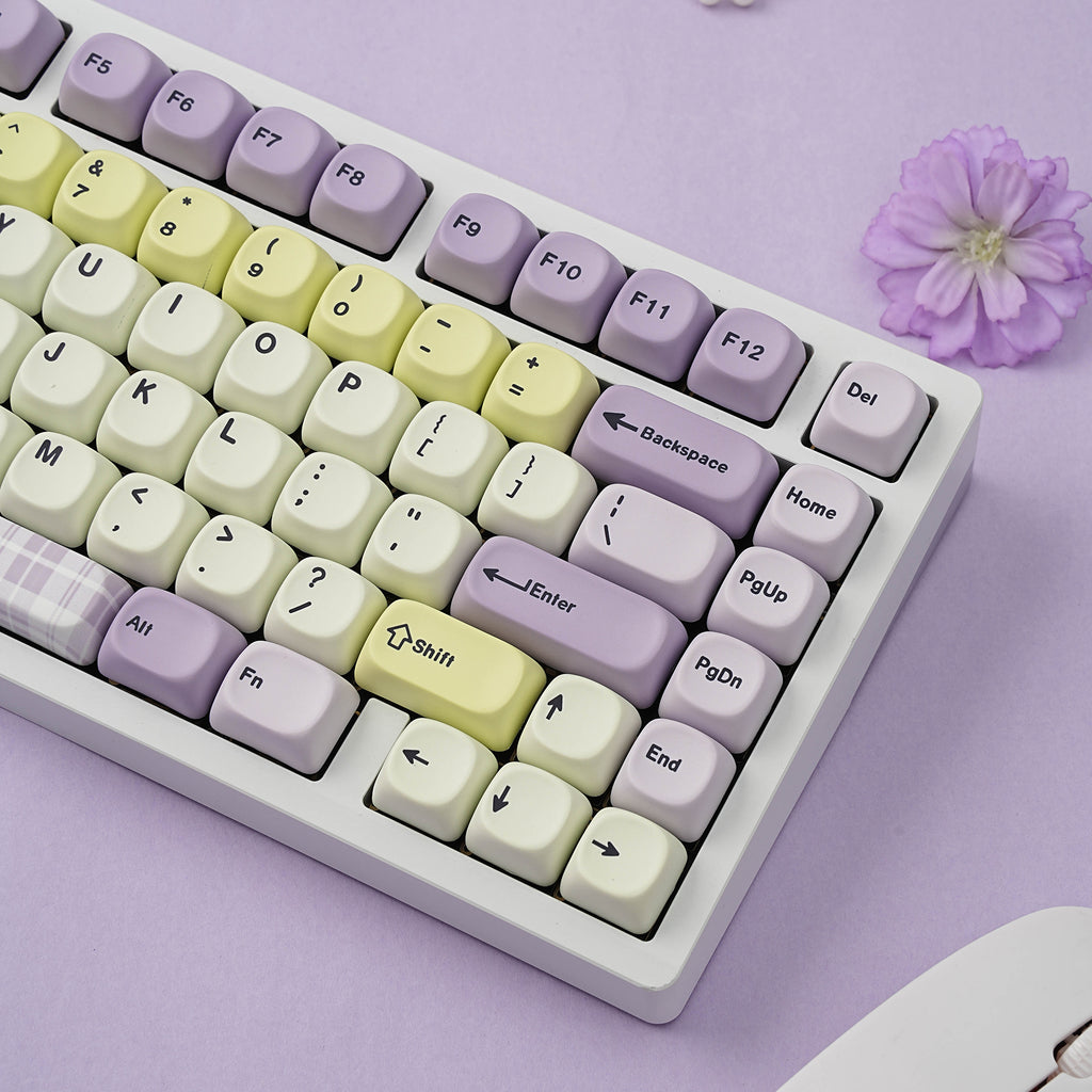 芋泥奶方 keycap set lifestyle photo