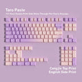 Taro Paste — Set de keycaps PBT Cherry Side-lit