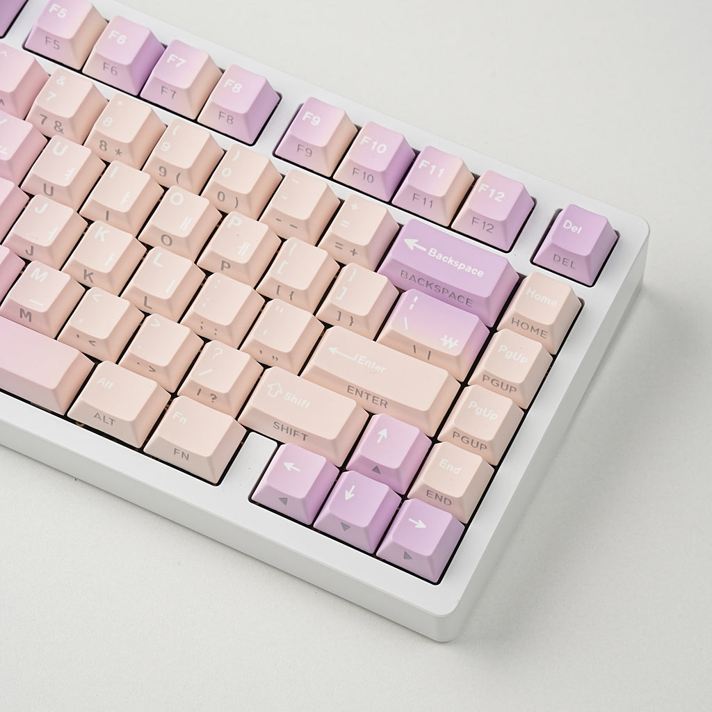 芋泥奶茶 keycap set lifestyle photo
