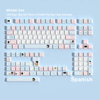 Winter Meow — Набор кейкапов PBT Cherry Non-translucent