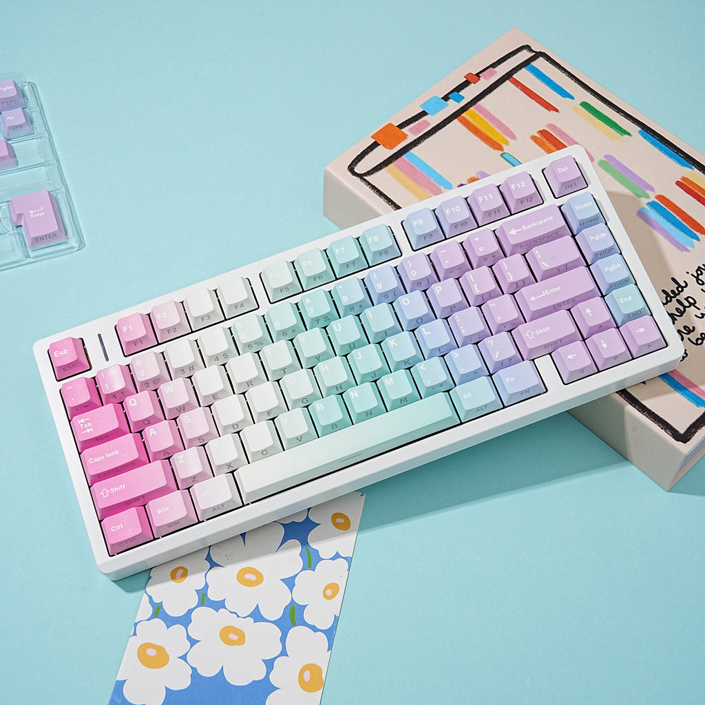 Y2K keycap set lifestyle photo